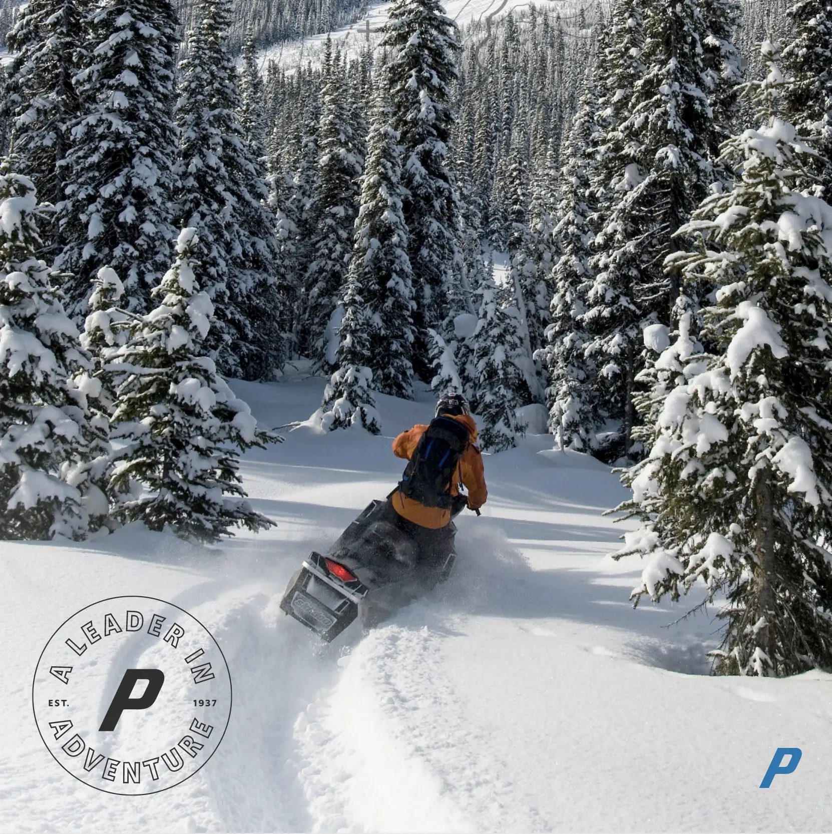 winter time snowmobile ride with progressive snowmobile insurance