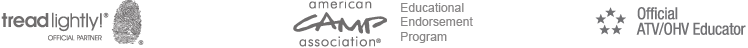 tread lightly official partner, american camp association educational endorsement program, official ATV/OHV educator