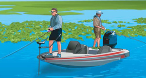 Water sports illustration