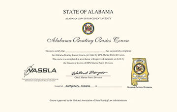 Alabama Boat Operators Certification/License