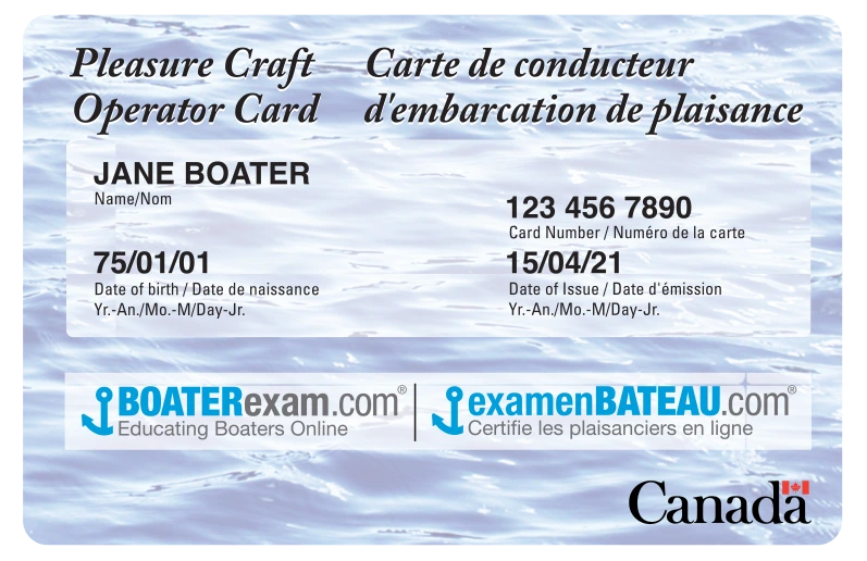 Pleasure Craft Operator Card