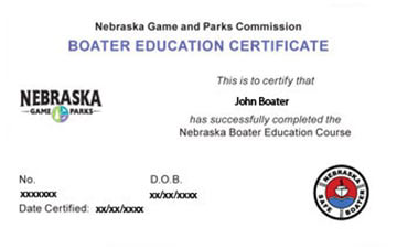 Nebraska Safe Boating Certificate