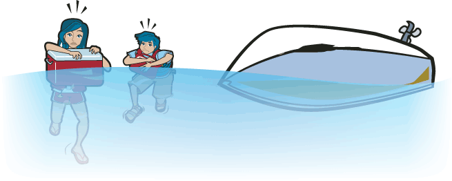 capsized boat clipart pics