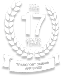 Over 17 Years; Transport Canada Approved