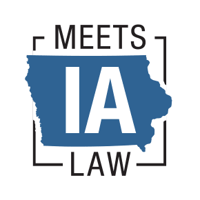 Meets Iowa Law Logo