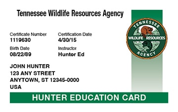 Tennessee Online Hunter Safety Course