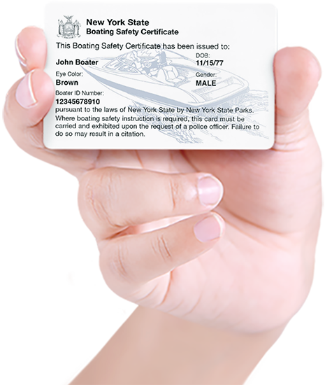 New York safety education card