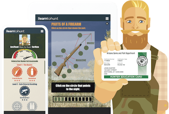 Arizona hunter education card and iLearntoHunt course