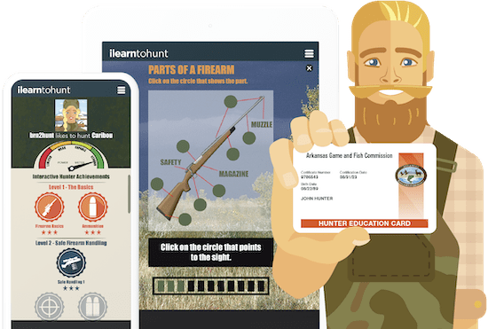 Arkansas hunter education card and iLearntoHunt course