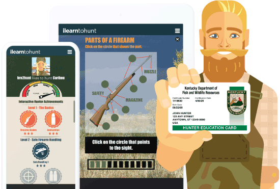 Kentucky hunter education card and iLearntoHunt course