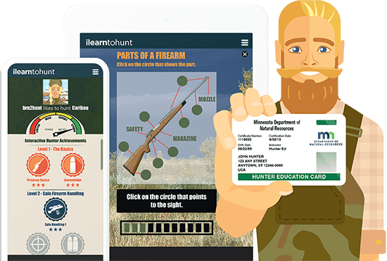 Minnesota hunter education card and iLearntoHunt course