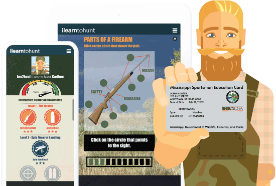 Mississippi hunter education card and iLearntoHunt course