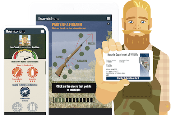 Nevada hunter education card and iLearntoHunt course