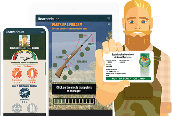 South Carolina hunter education card and iLearntoHunt course